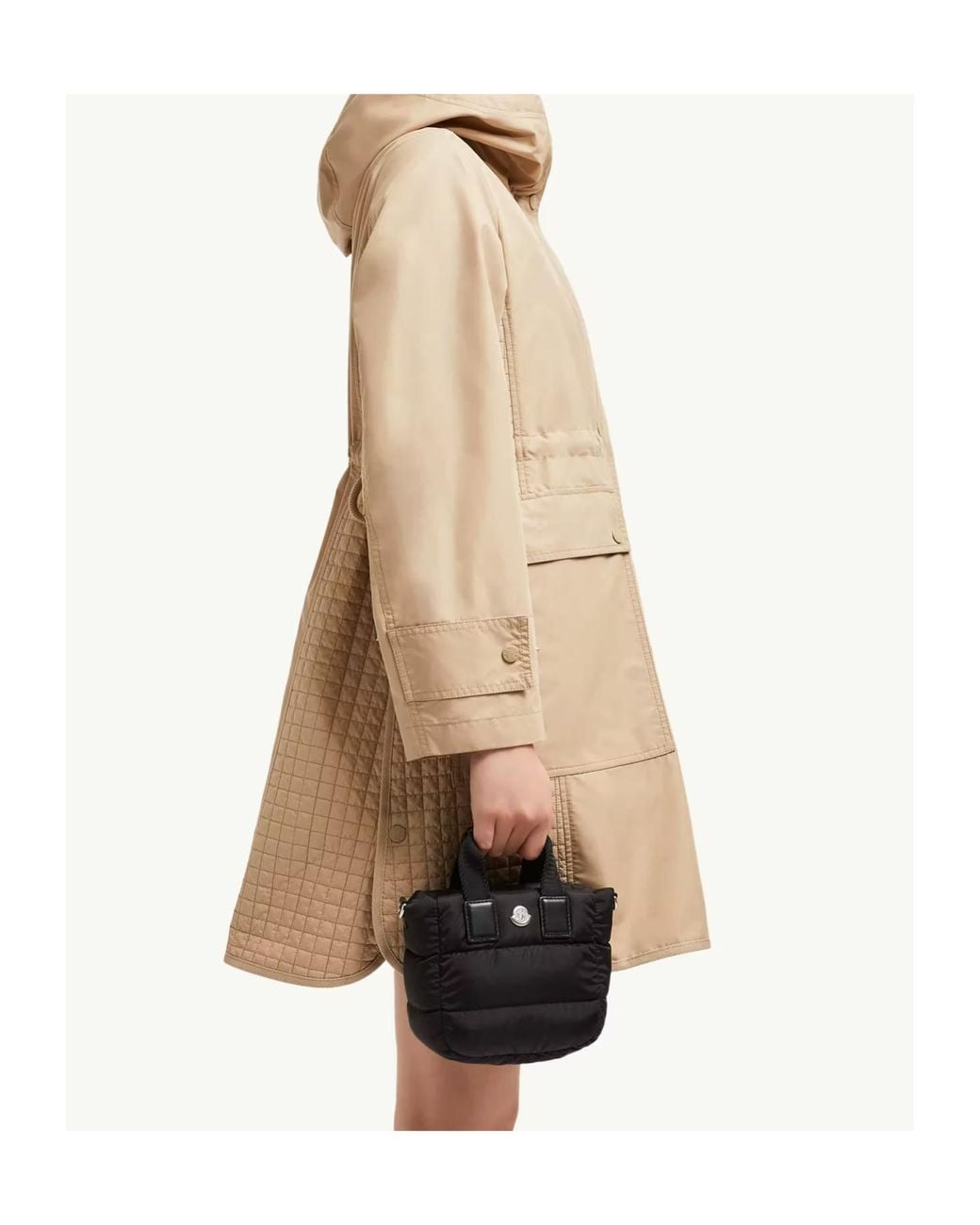 Moncler Black Micro Caradoc Tote Bag