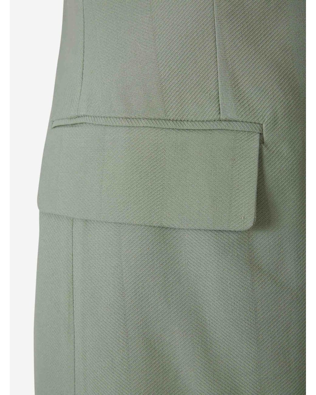 Peserico Gray Double-Breasted Vest