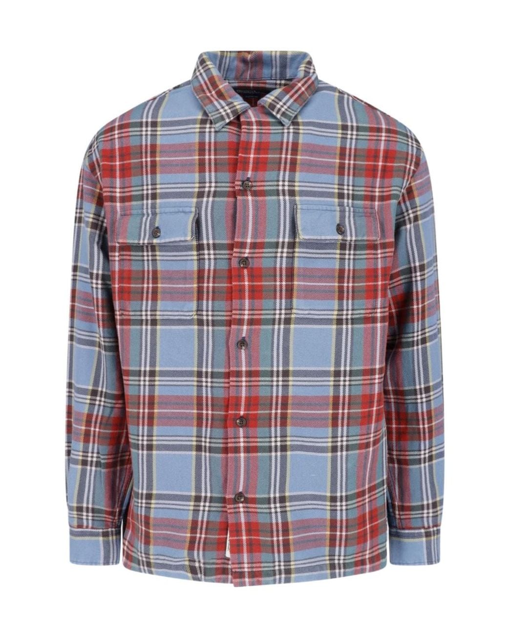 Polo Ralph Lauren Blue Checked Flannel Shirt for men