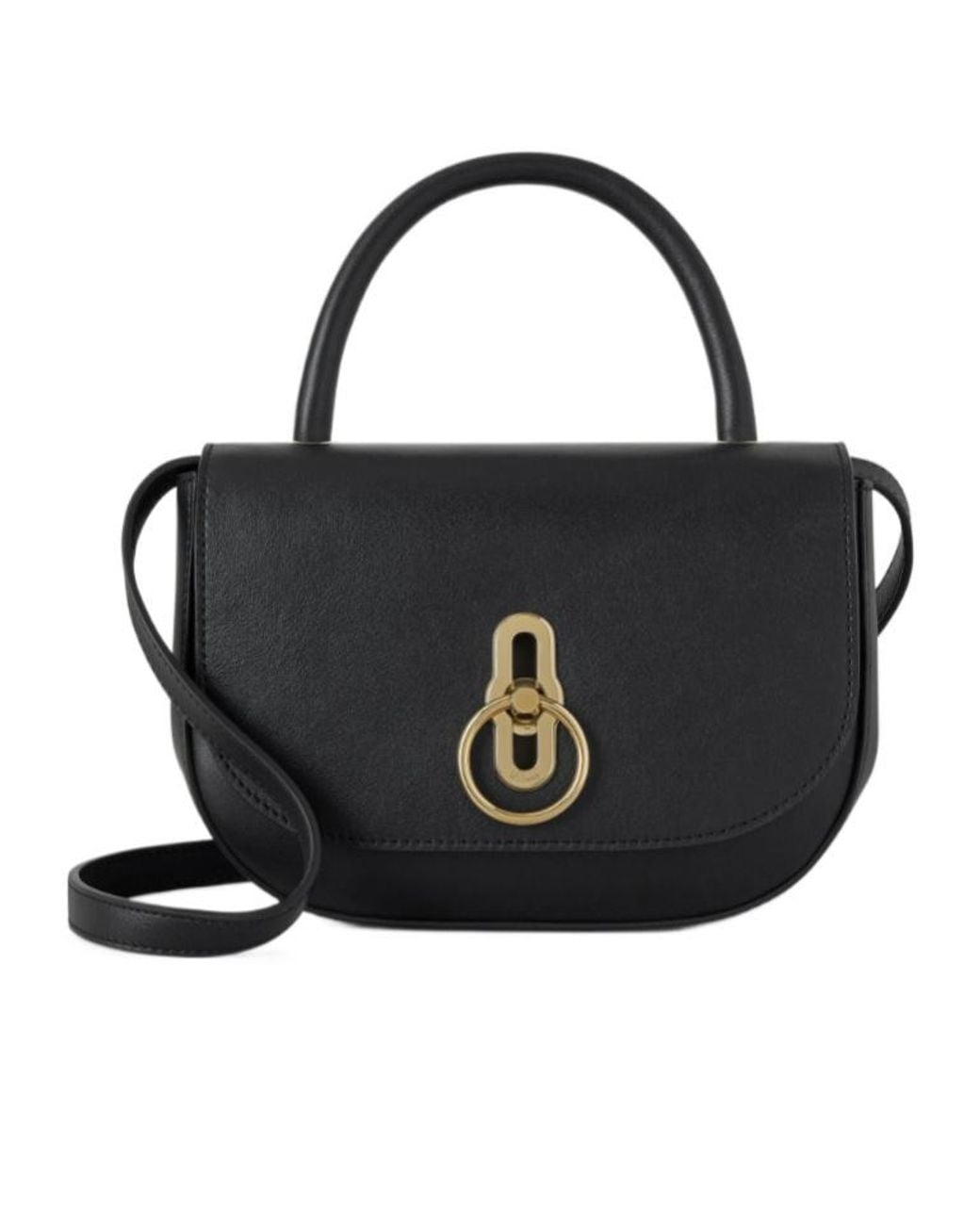 Mulberry Black Small Amberley Top Handle Bag