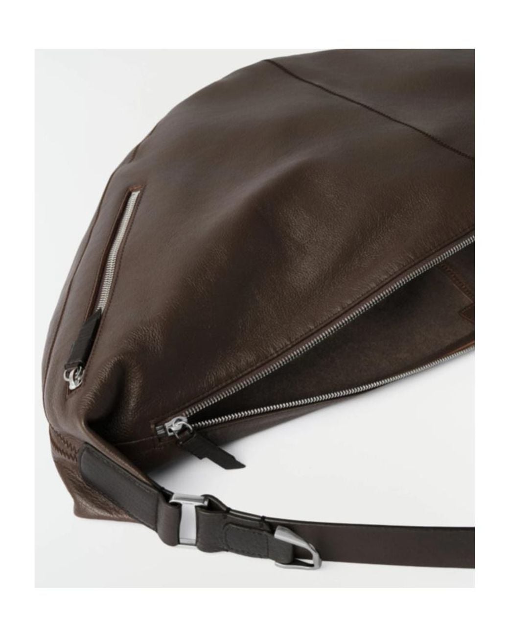 Lemaire Brown Large Quiver Clip Bag for men
