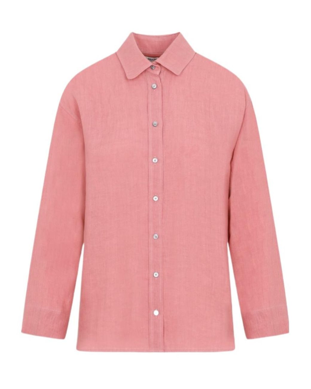 Max Mara Pink 'S Buttoned Long-Sleeved Shirt