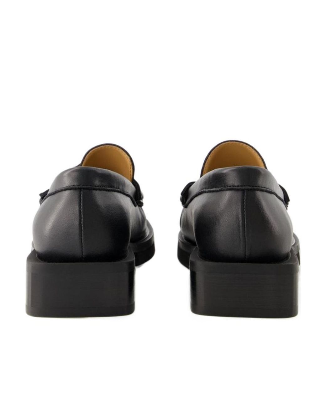 Ganni Black Butterfly Logo Loafers