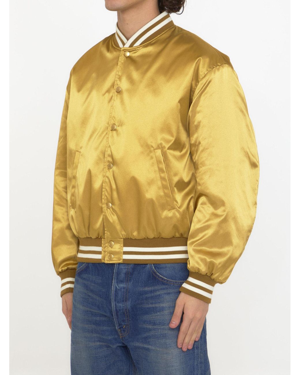 Céline Natural Embroidered Tiger Teddy Jacket for men