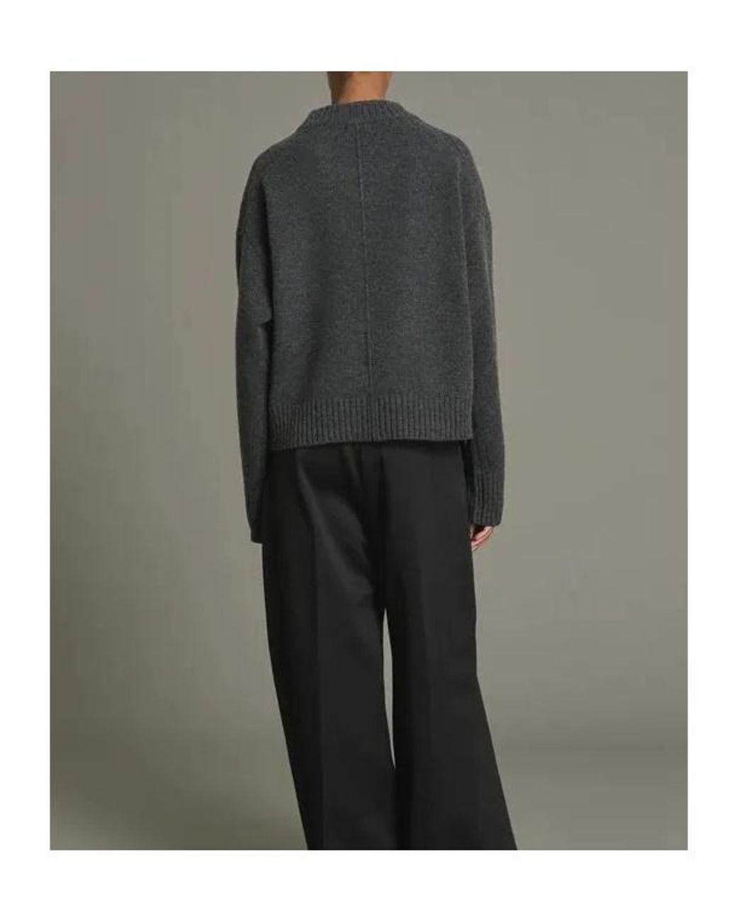 Soeur Black V-Neck Knit Sweater