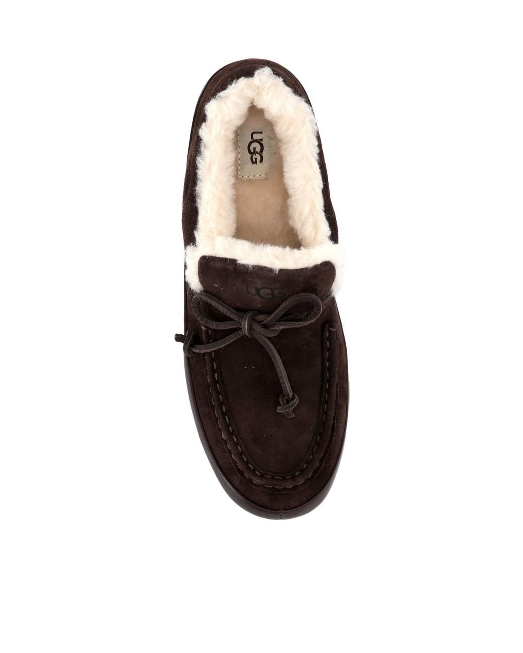 Ugg Brown Slip-On Flat Shoes