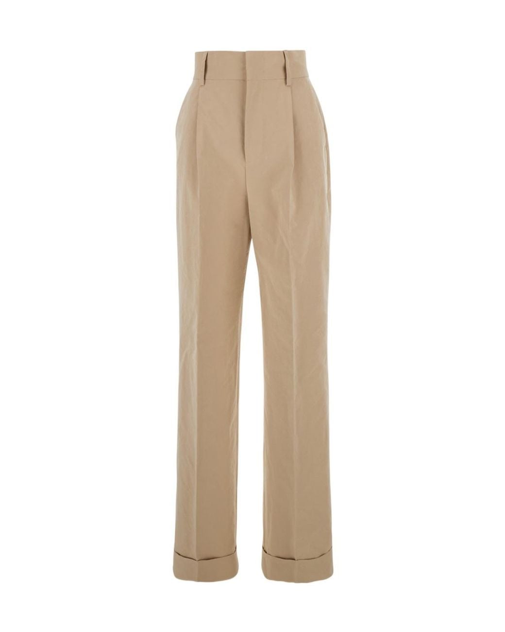 Philosophy Di Lorenzo Serafini Natural Pants With Cuffs