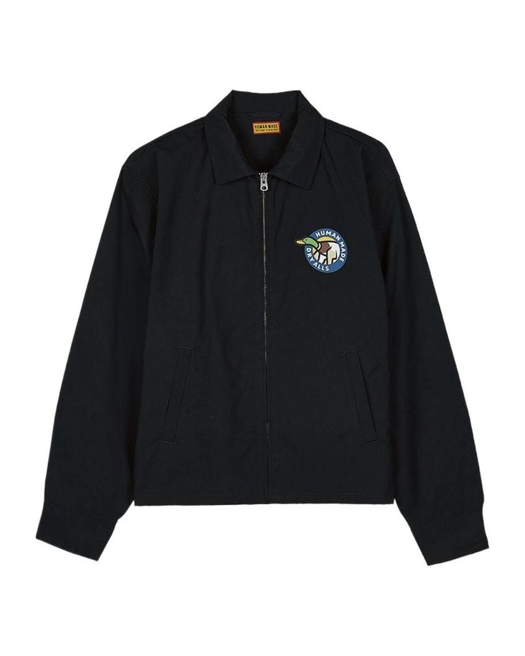 Human Made Black Long-Sleeved Collared Jacket for men