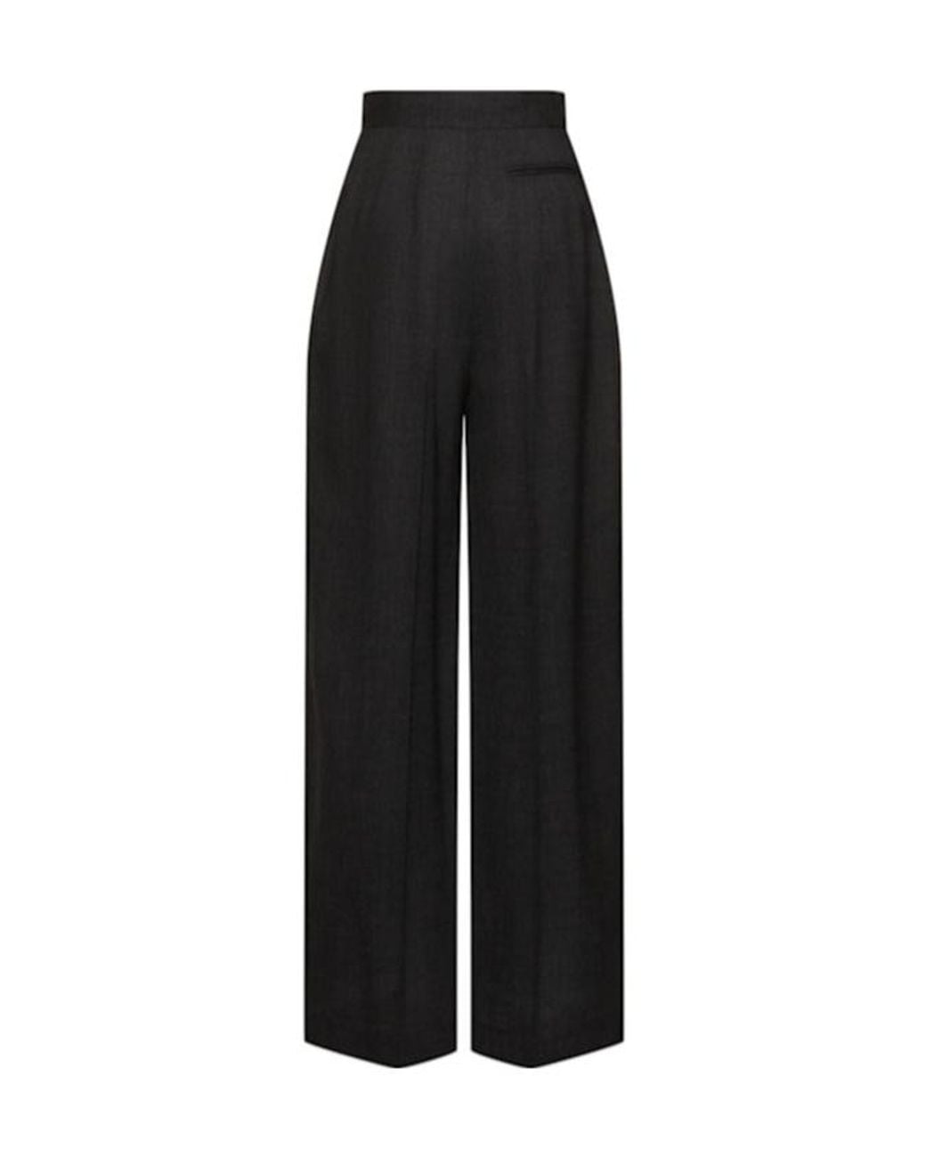 The Row Black High-Waisted Casual Pants
