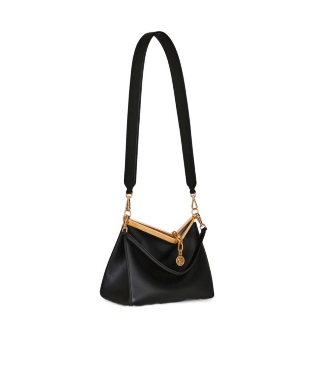 Etro Black Vela Medium Shoulder Bag