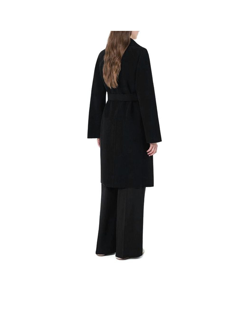 Weekend by Maxmara Black Civada Belted Coat