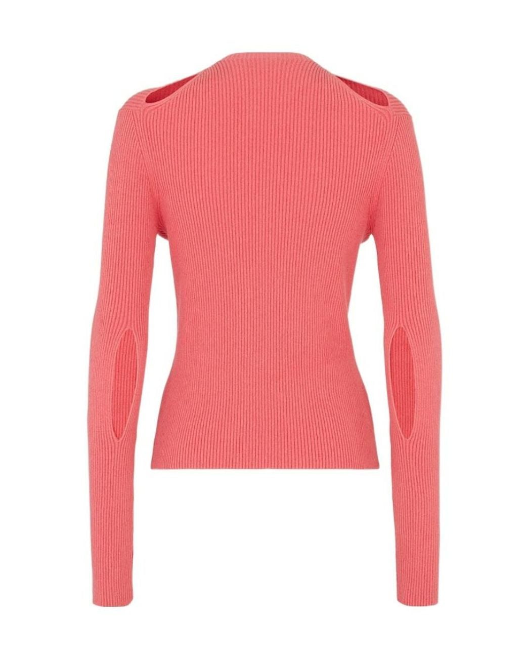 Fendi Pink Buttoned Long-Sleeved Cardigan