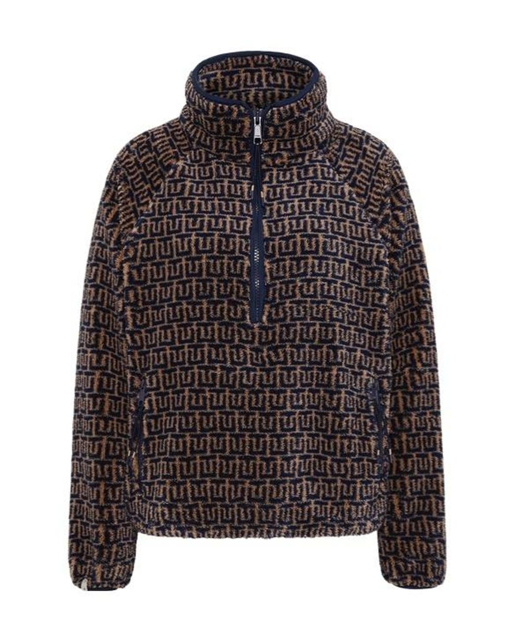 The Upside Brown Castilla Harlow Monogram Sweatshirt