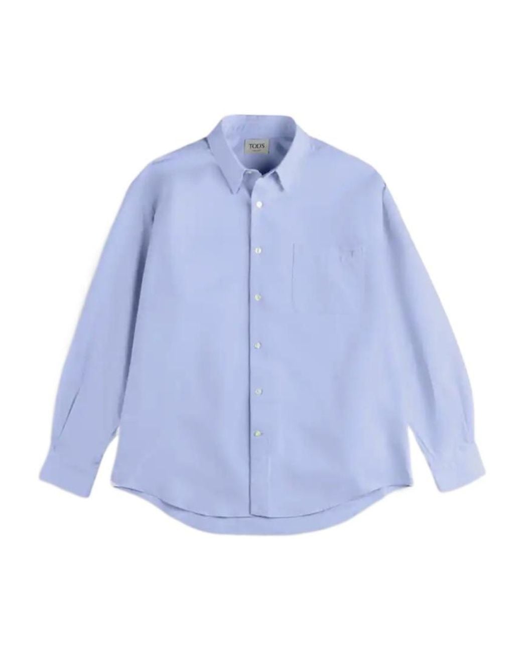 Tod's Blue Long-Sleeved Shirt for men