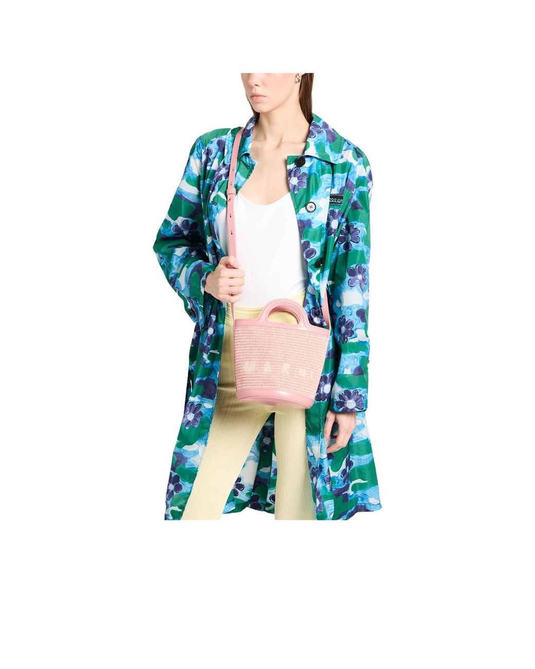 Marni Pink Medium Bucket Bag