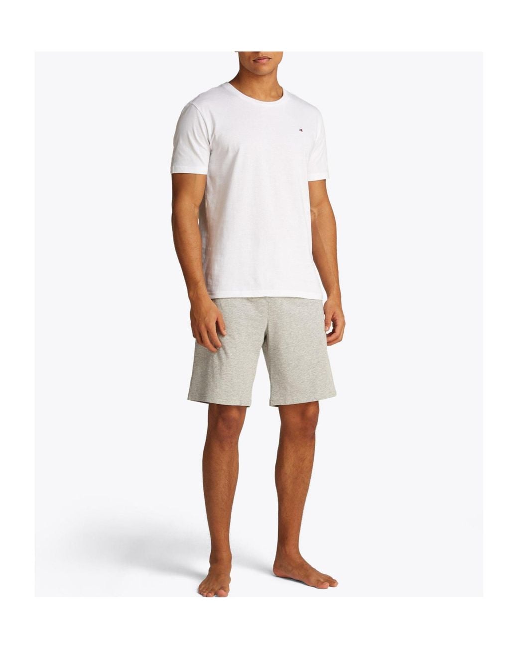 Tommy Hilfiger White Purecotton Shortsleeve Tshirt for men