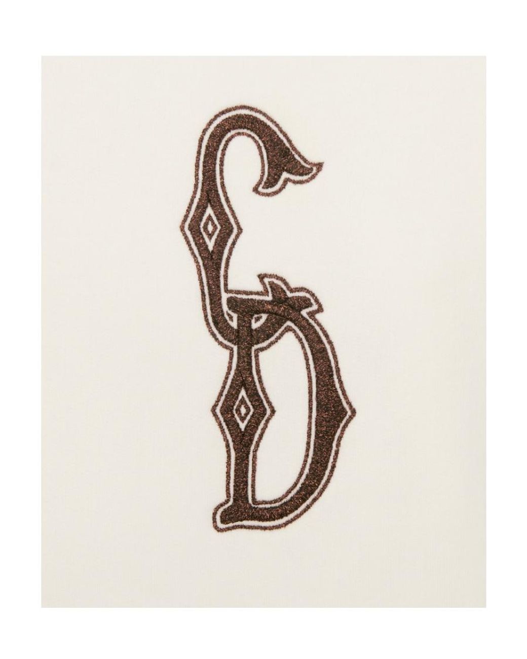 Dior White Cd Interwoven Sweater for men