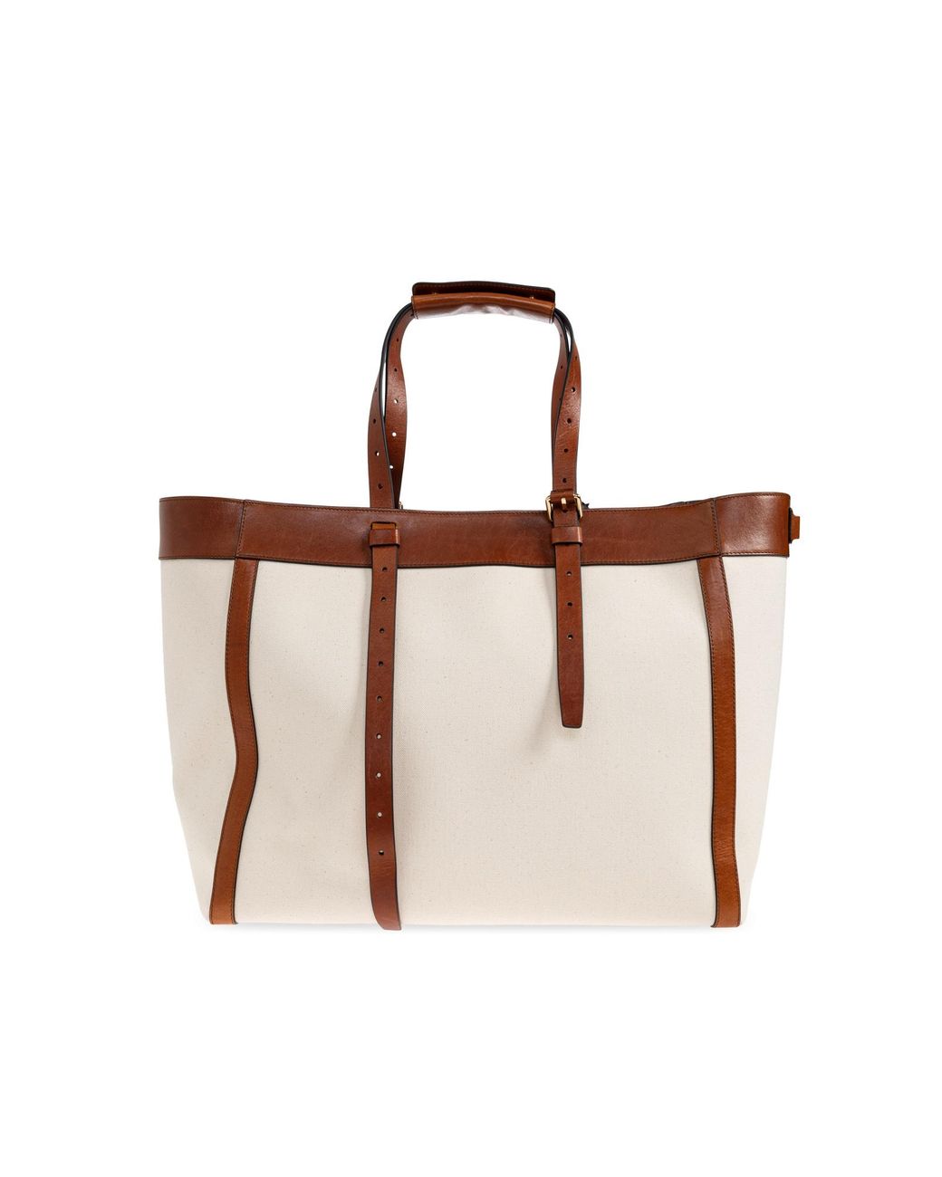 Moschino White Logo Embellished Shopper Bag for men