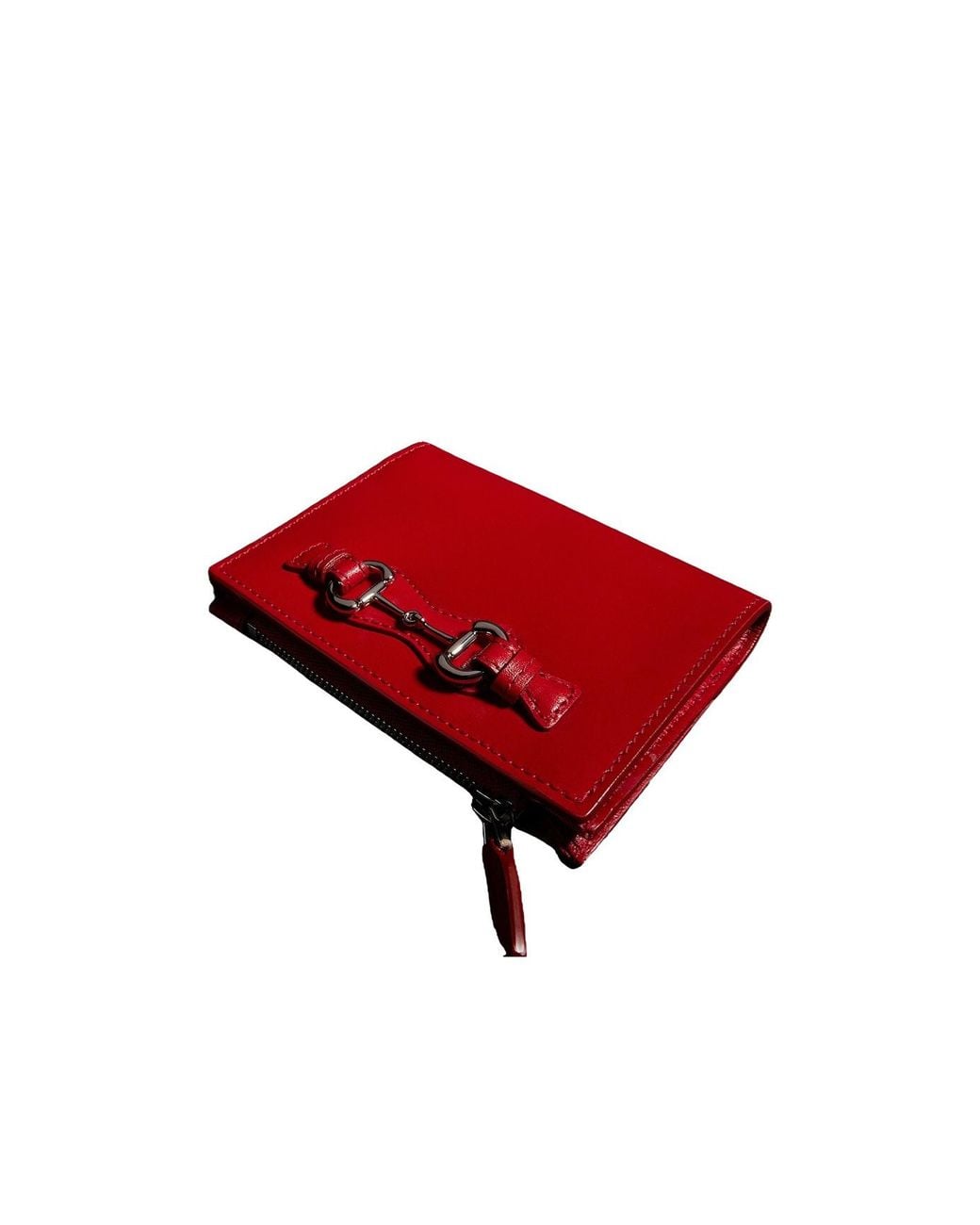 Gucci Red Horsebit Small Wallet