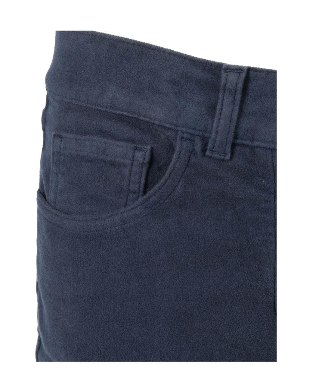 Aspesi Blue Mid-Rise Straight-Leg Trousers