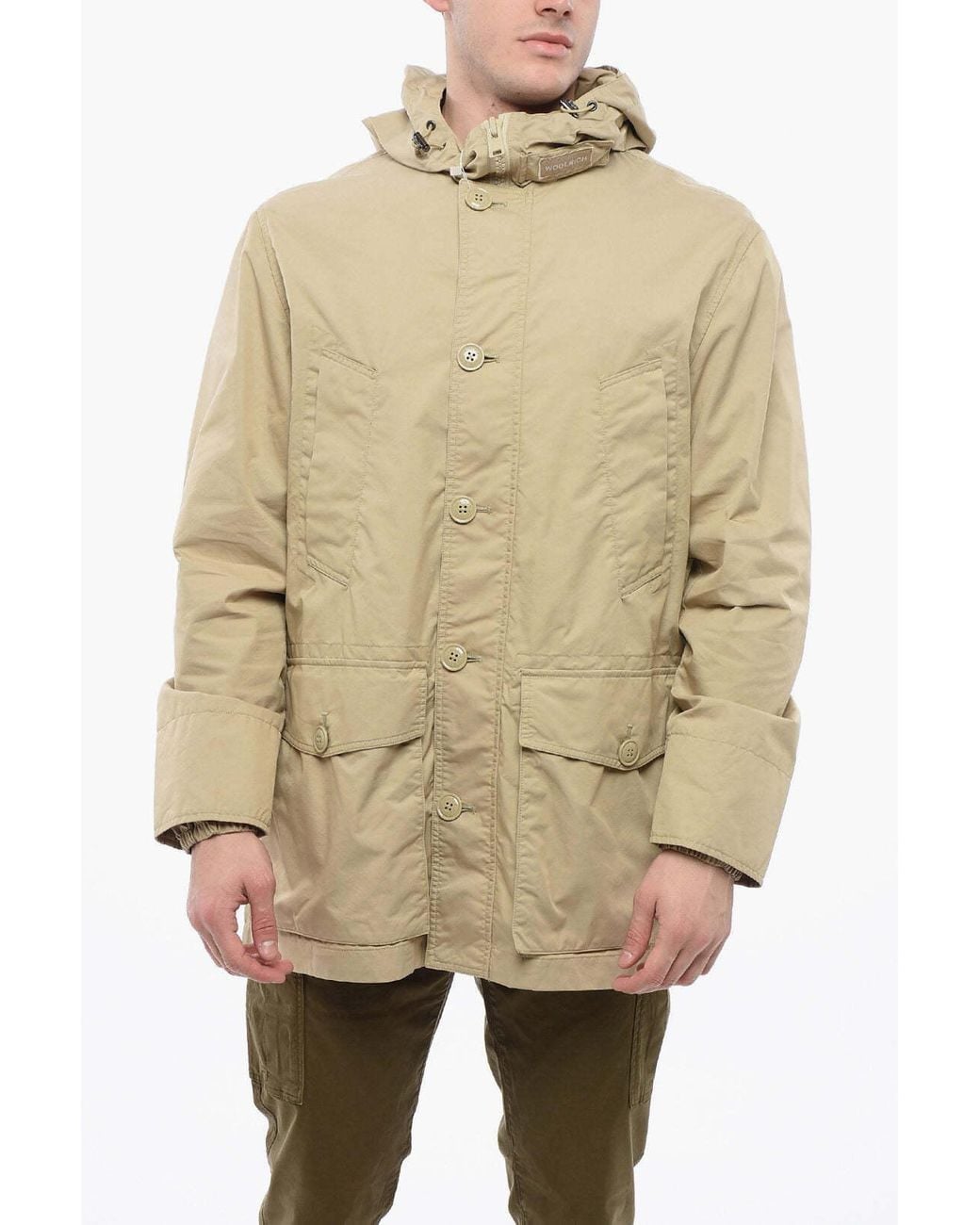 Woolrich Natural Summer Utility Parka for men