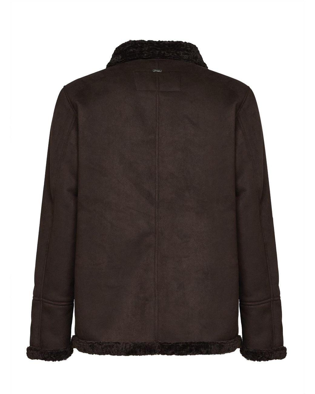 Herno Black Long Sleeve Buttoned Coat for men