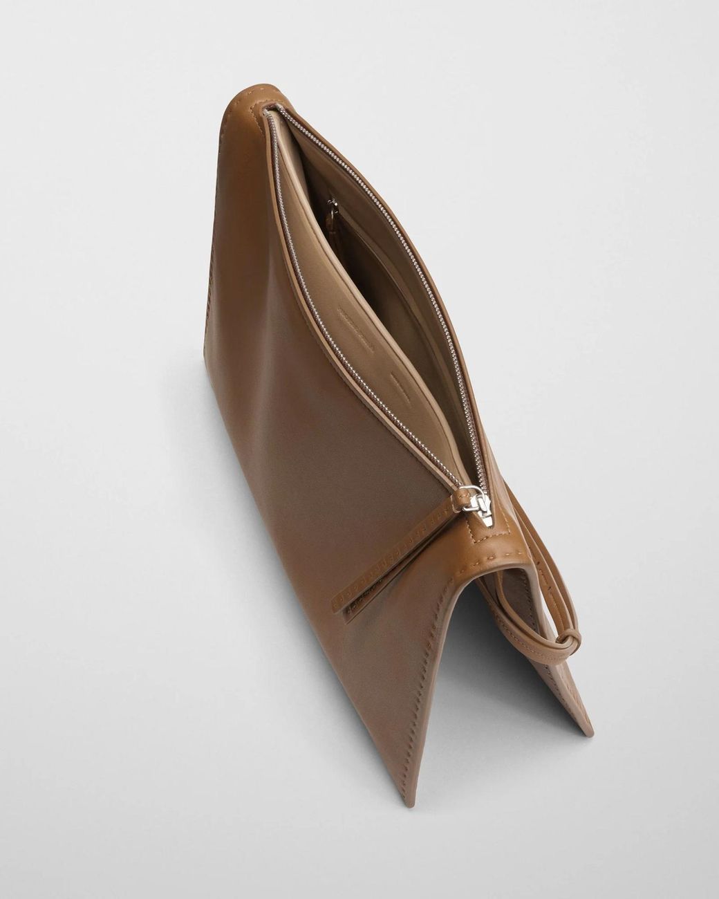 Phoebe Philo Brown Flap Shoulder Bag