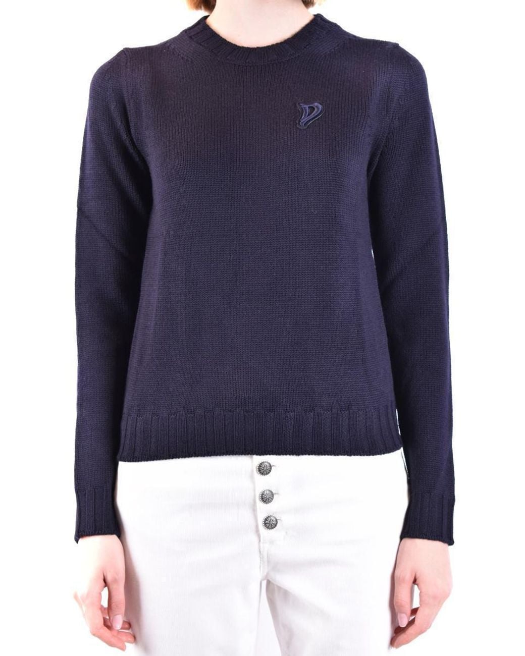Dondup Blue Long Sleeve Sweater