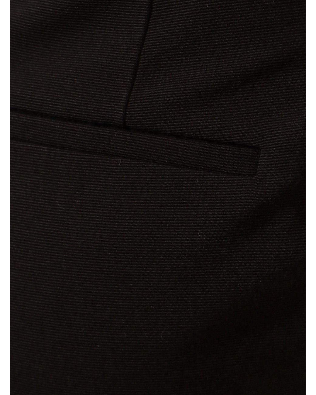 Saint Laurent Black High-Waist Tailored Trousers