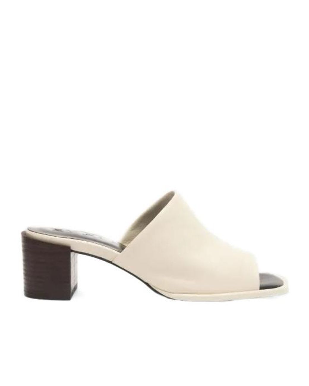 By Far Natural Francisco Square-Toe Mules