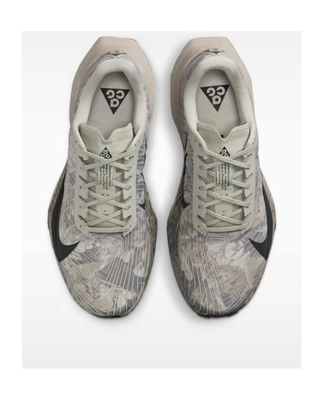 Nike Gray Acg Ultrafly Trail Running Shoes for men