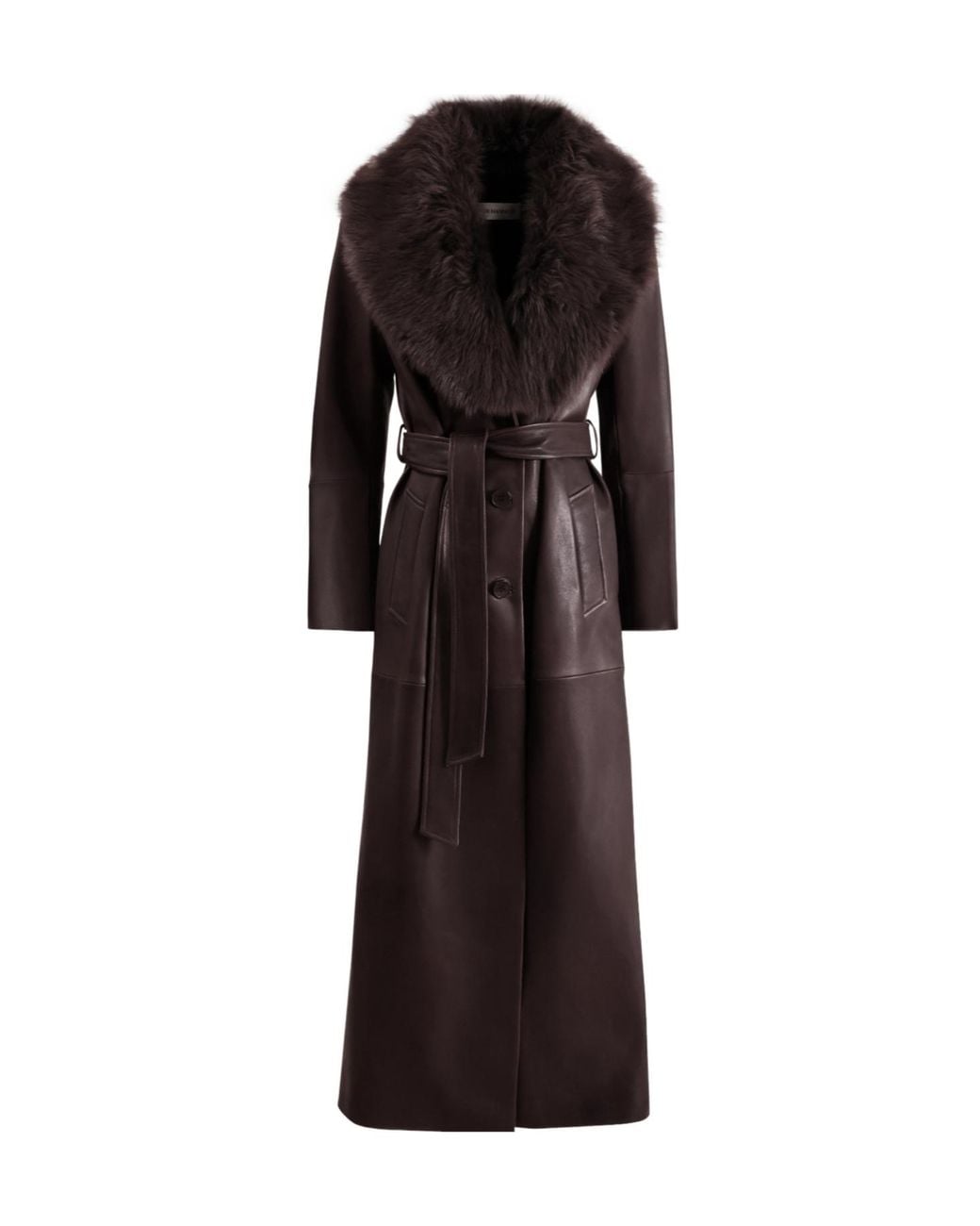Nour Hammour Black Long-Sleeved Coat
