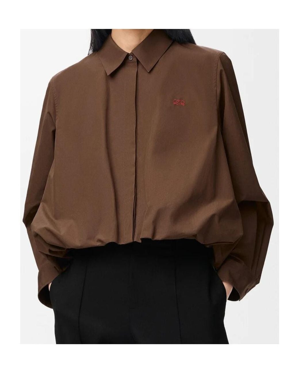 Loewe Brown Long Sleeved Shirt