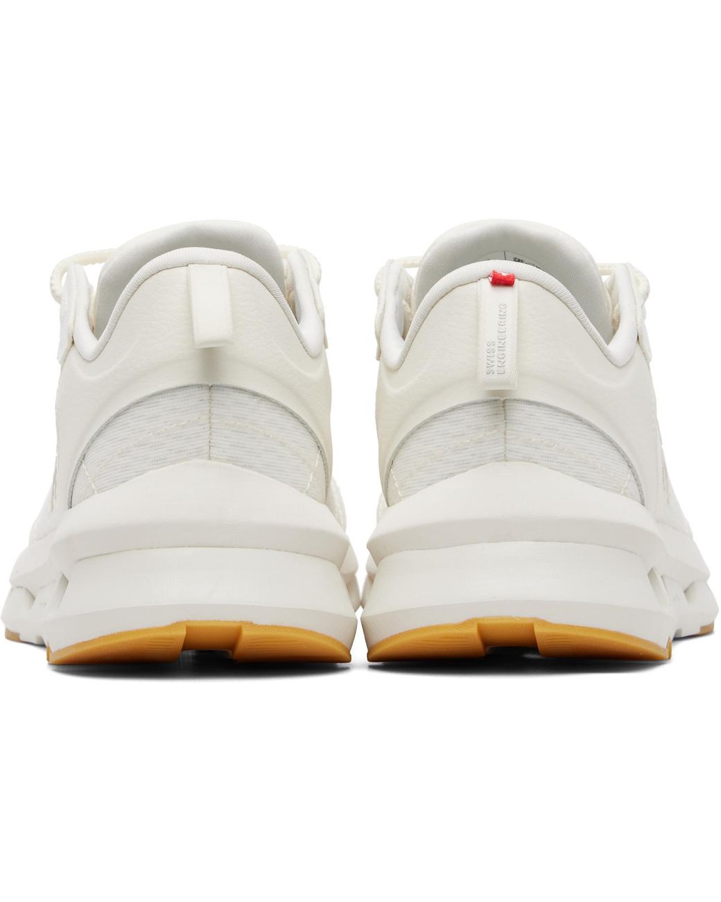 On Shoes White Cloudzone Moon Sneakers for men