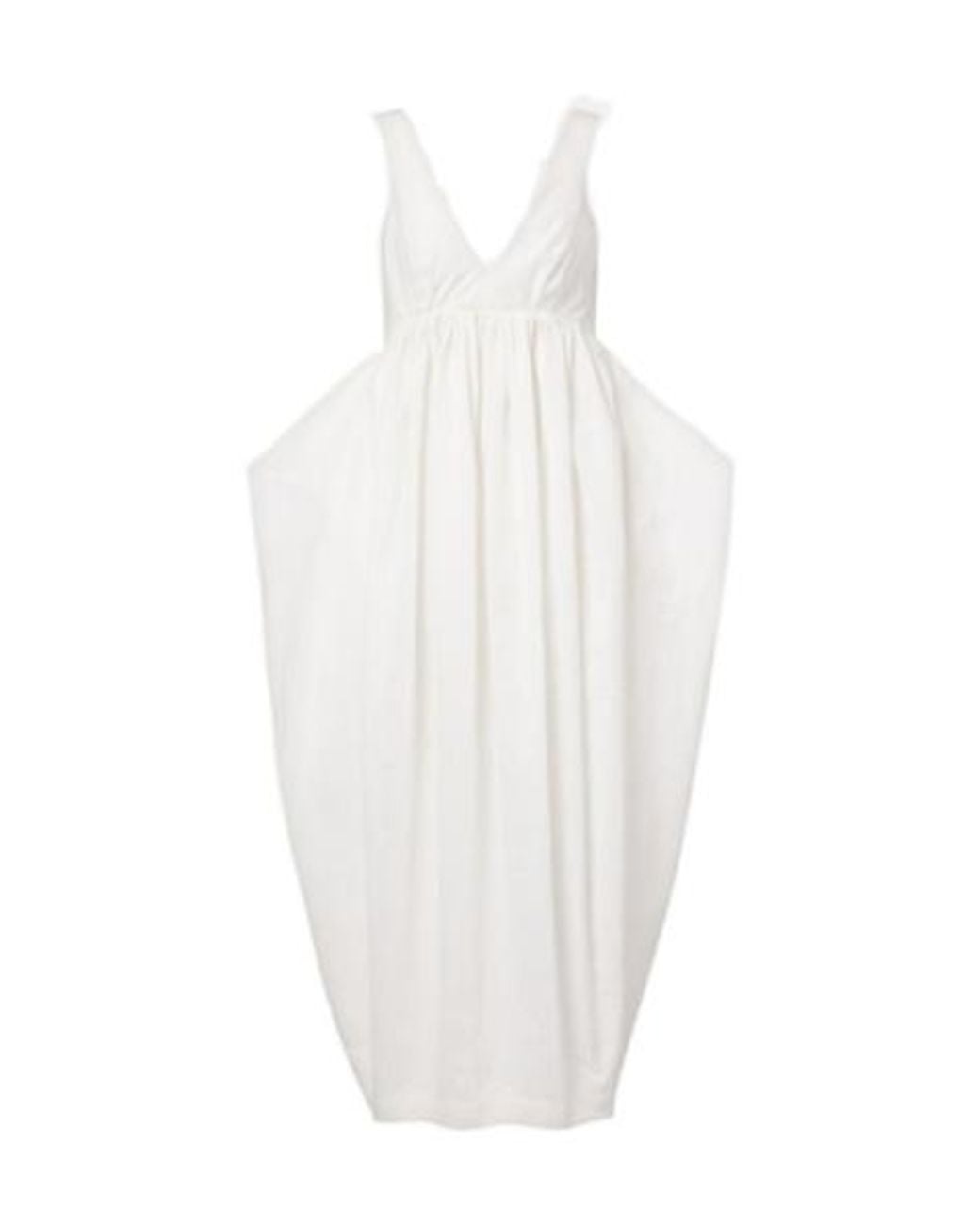 Rohe White Cotton-Blend Maxi Dress