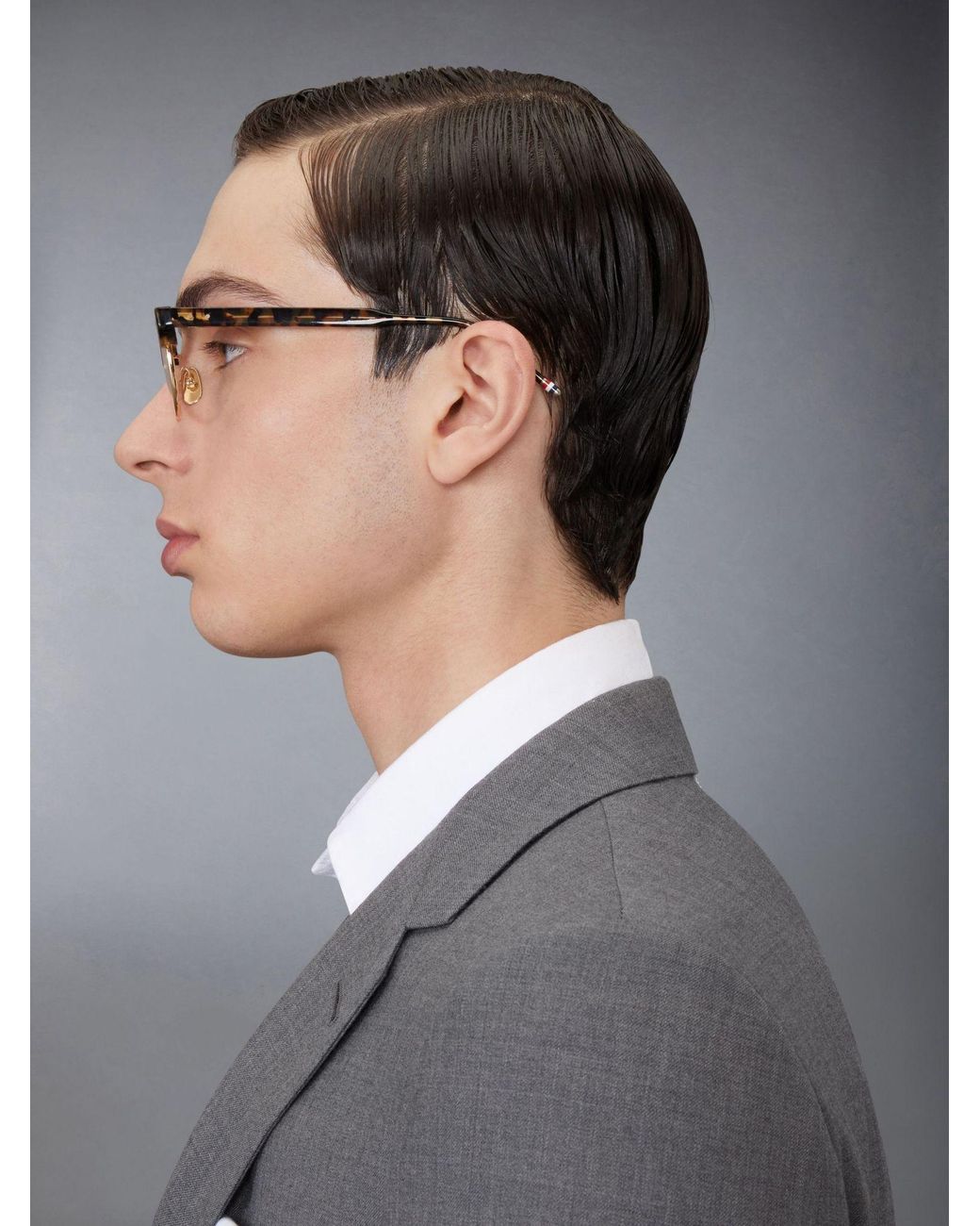 Thom Browne Multicolor Tortoiseshell Round-Frame Glasses for men