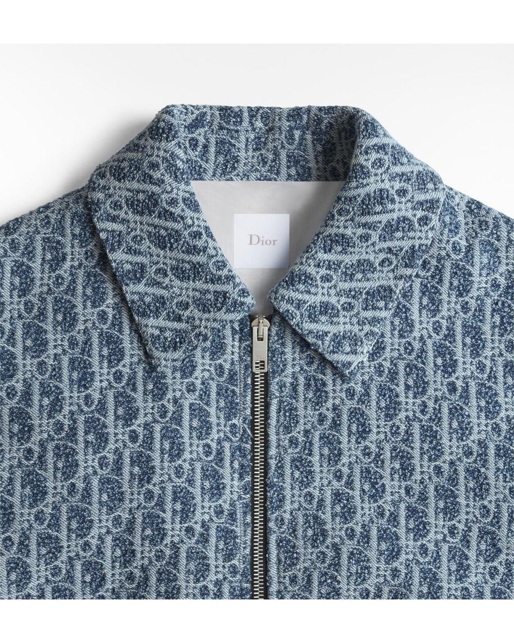 Dior Blue Iviera Zipped Jacket