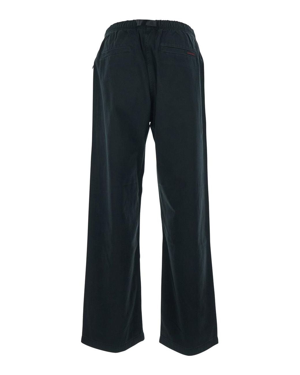 Gramicci Black Elasticated Belted Pants for men