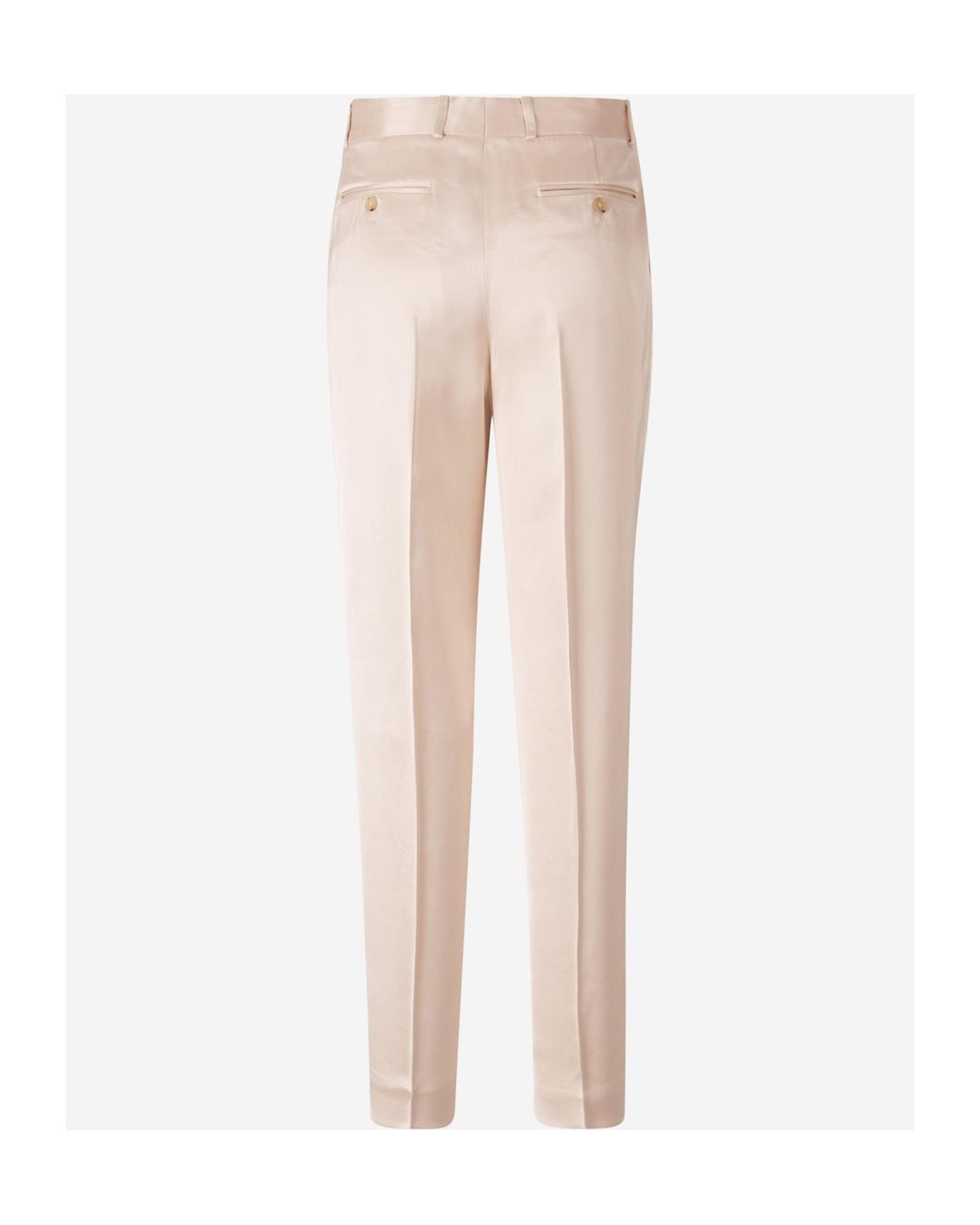 Totême Natural Flowing Satin Trousers