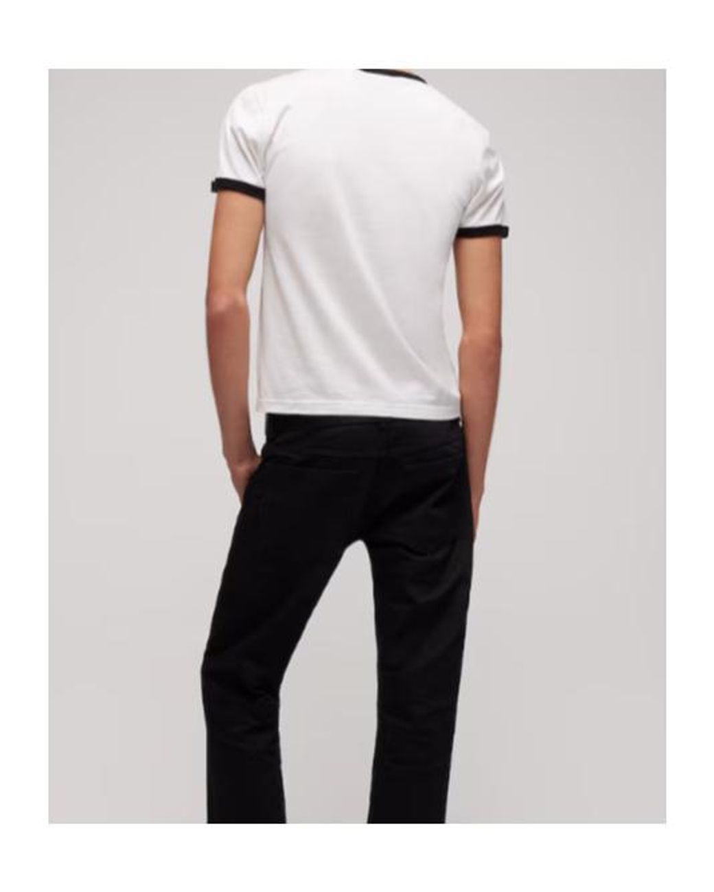 Gucci White Cotton Jersey T-Shirt With Print for men