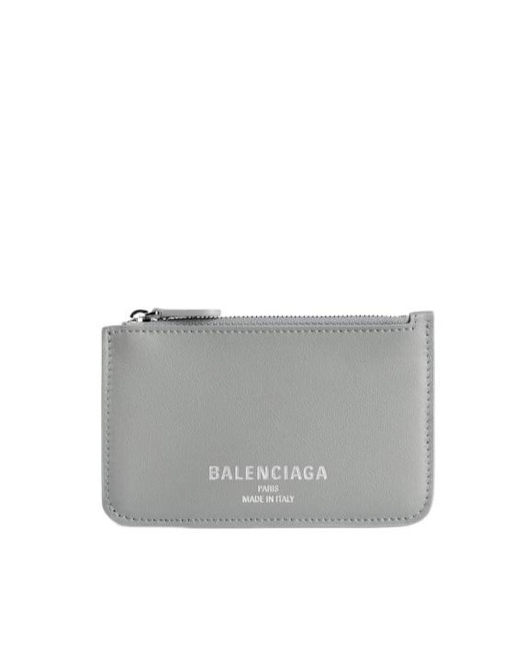 Balenciaga Gray Cash 2.0 Long Coin And Card Holder
