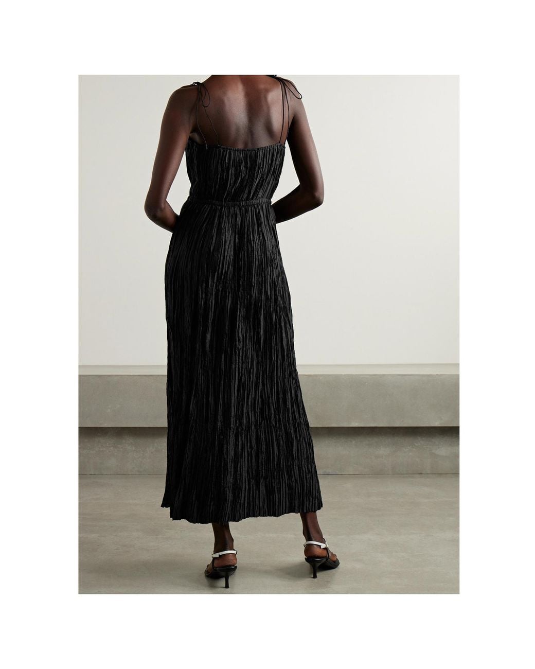 Ulla Johnson Black Slip Dress