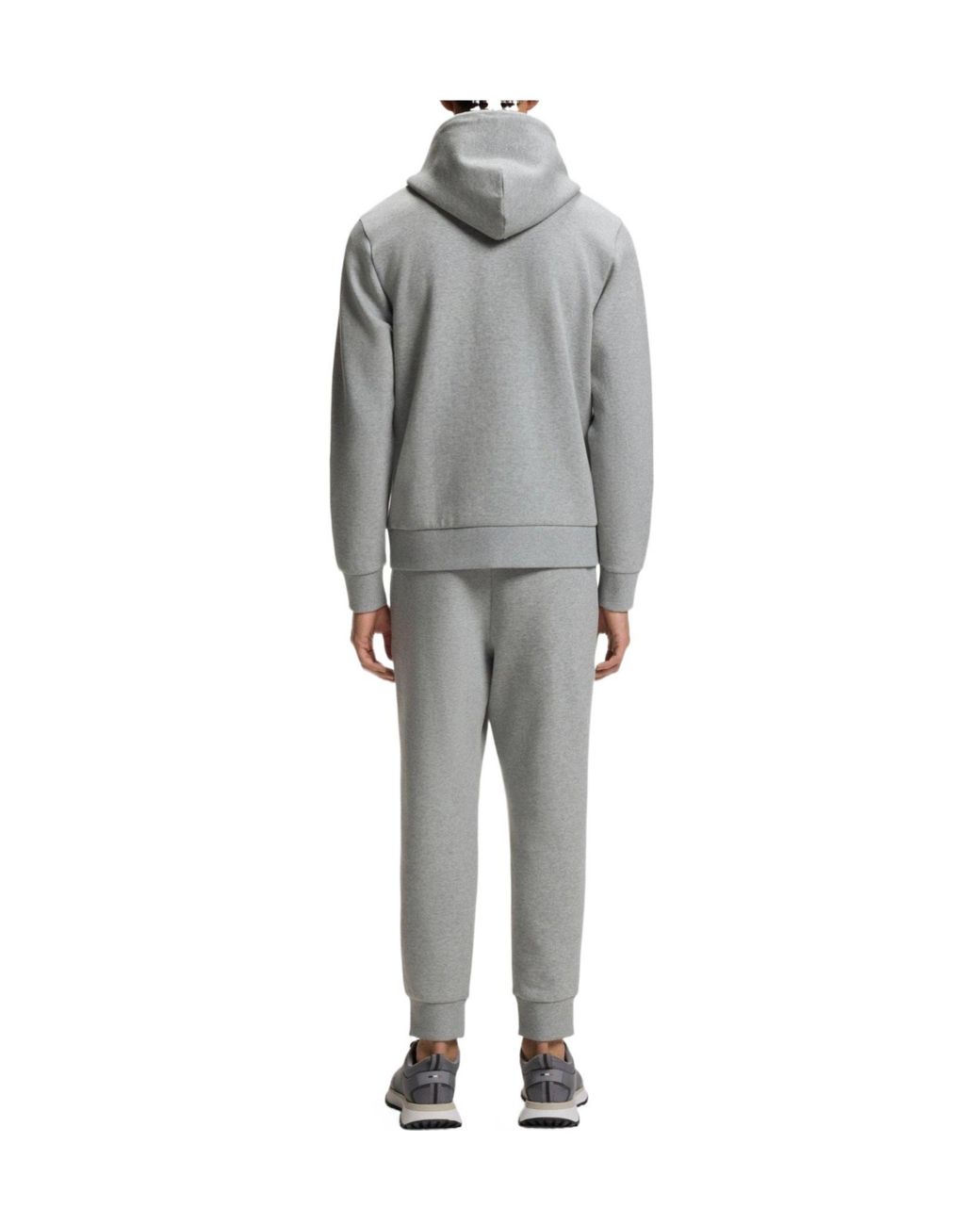 Boss Gray Full-Zip Hoodie for men