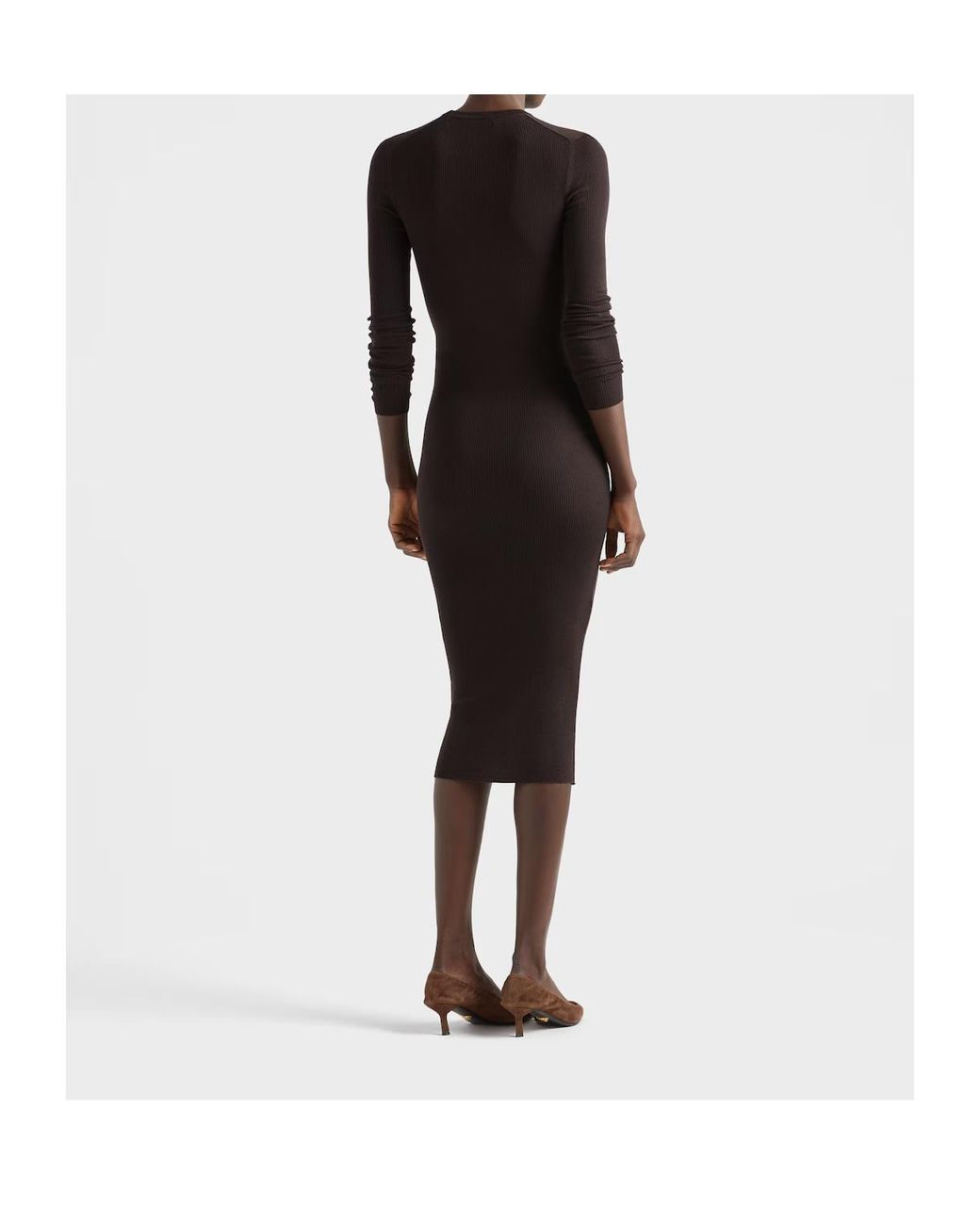 Prada Black Wool Dress