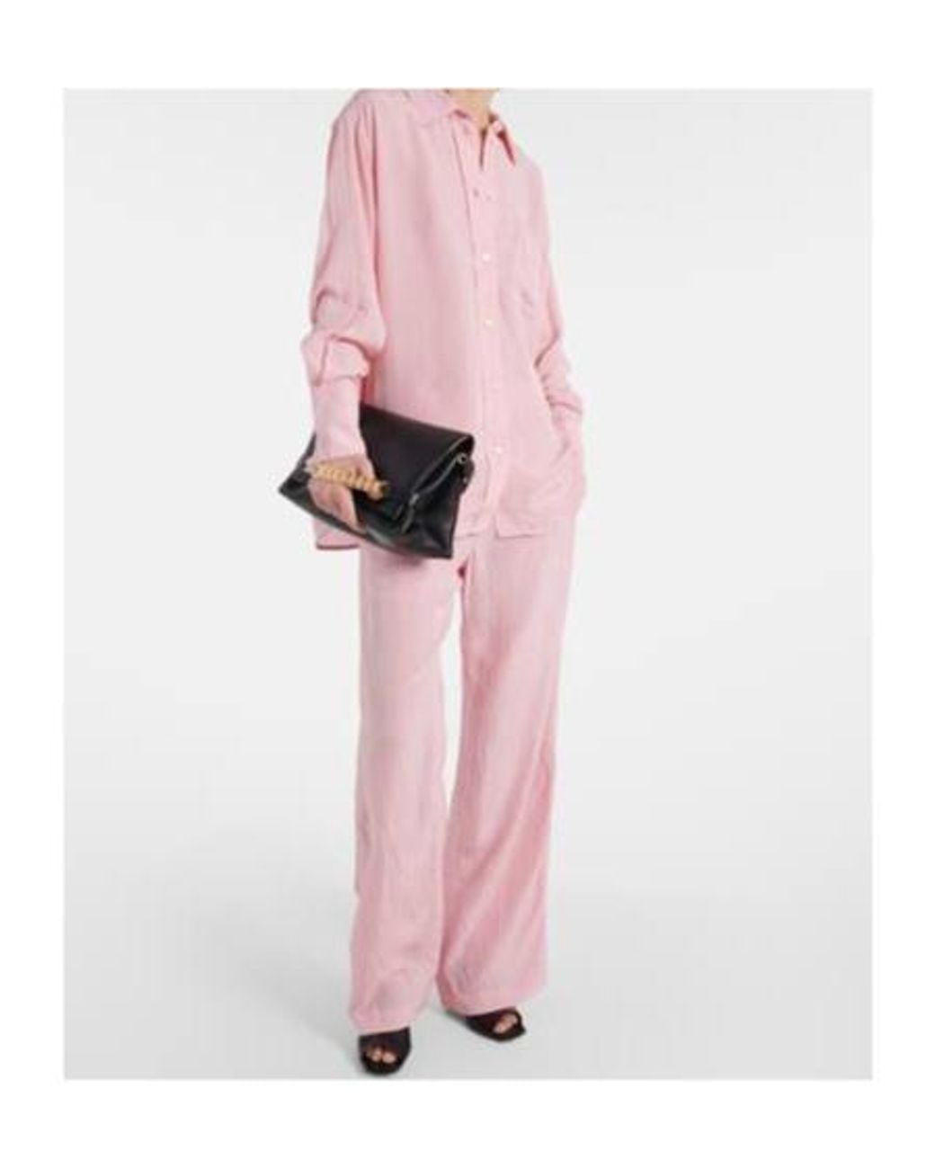 Victoria Beckham Pink Long Sleeve Shirt