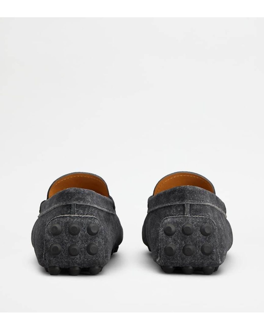 Tod's Black Round-Toe Slip-On Loafers for men
