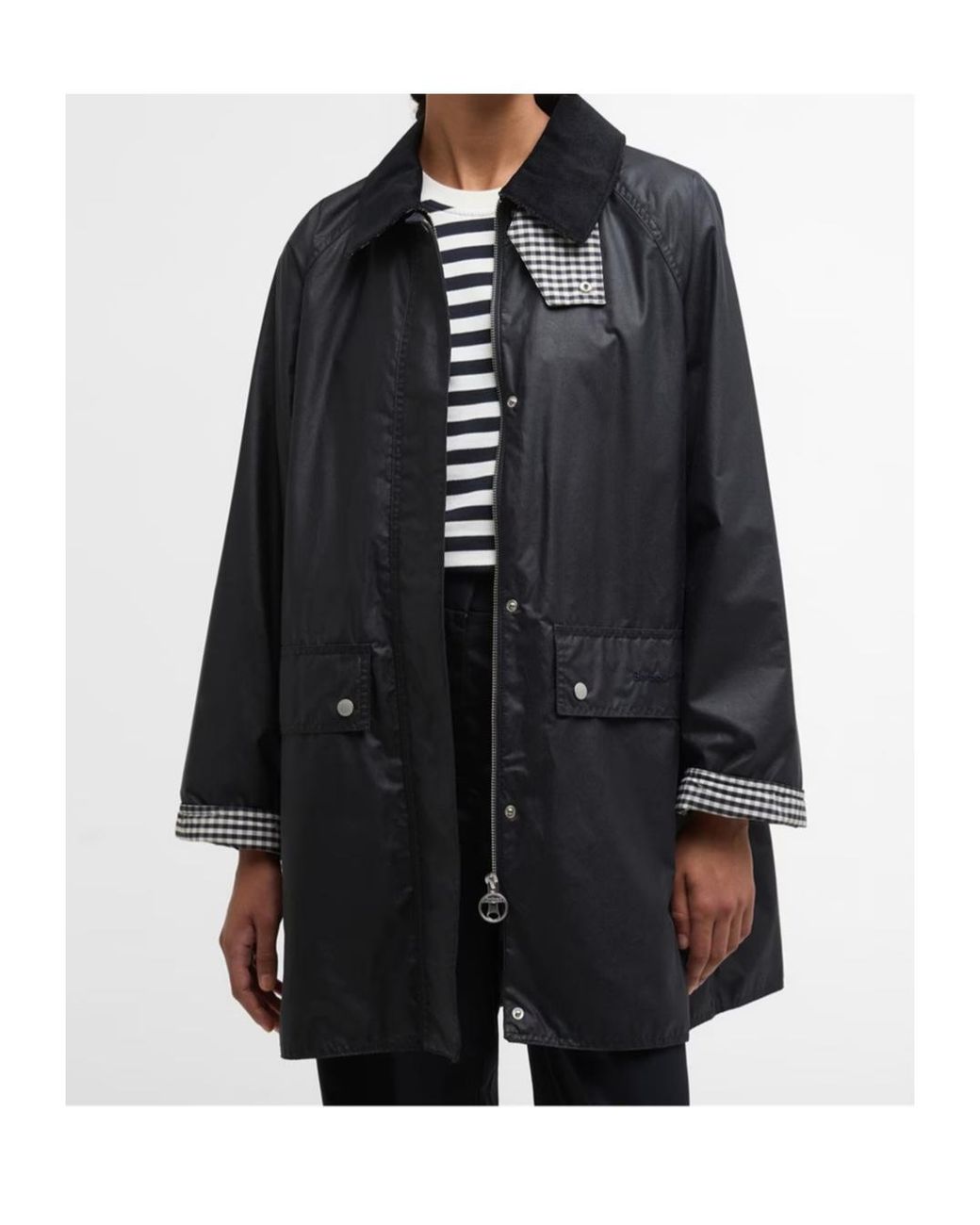 Barbour Blue Wren Waxed Jacket