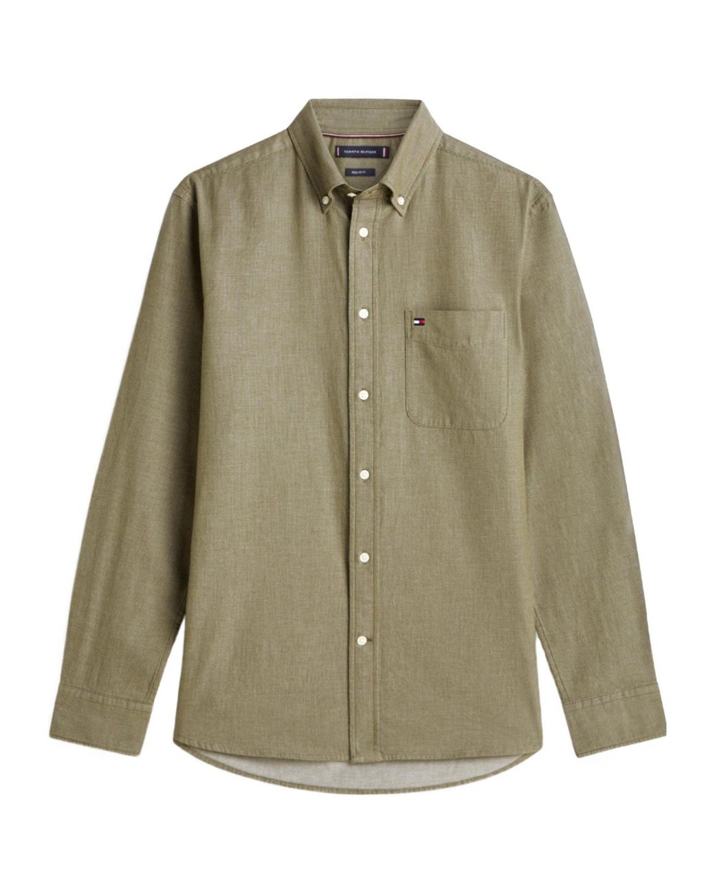 Tommy Hilfiger Green Buttondown Longsleeve Shirt for men