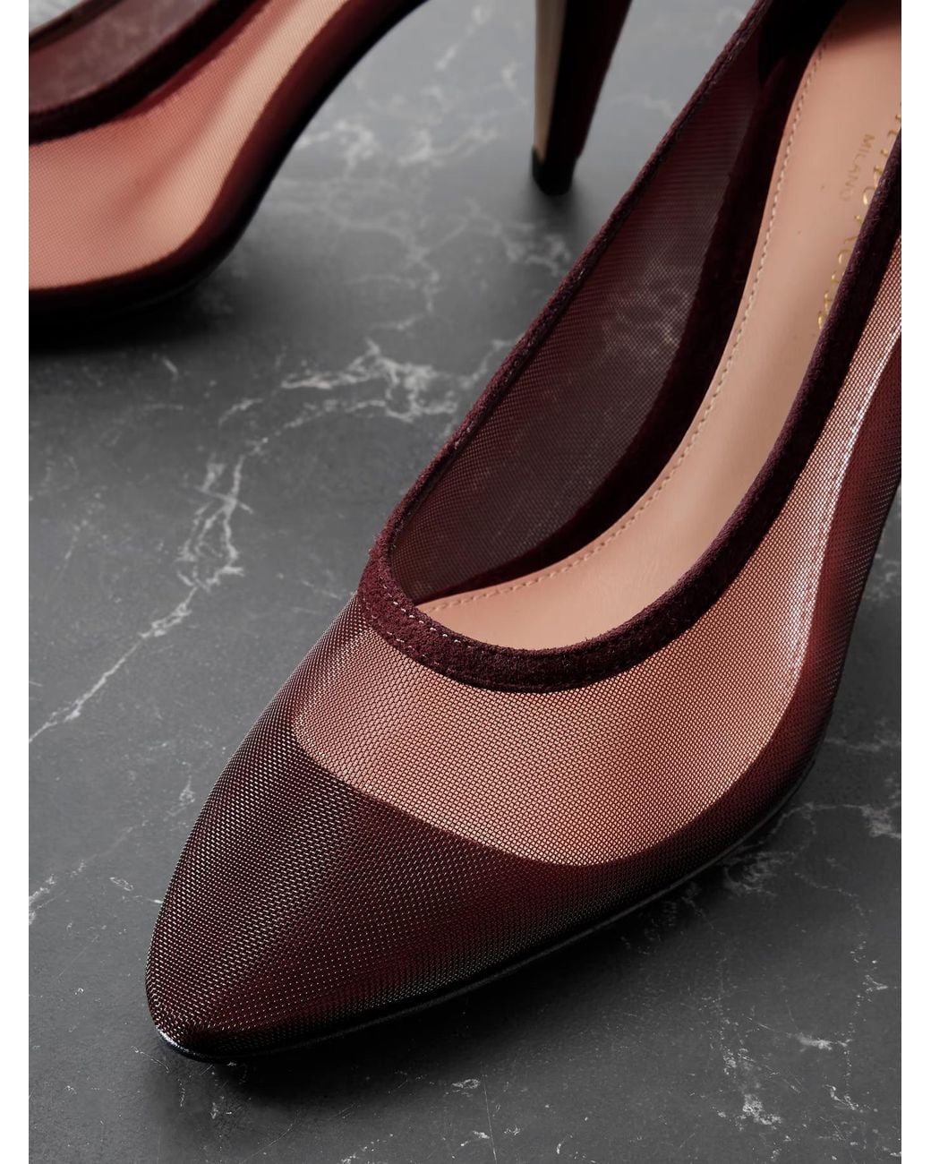 Gianvito Rossi Brown Pointed-Toe Stiletto High Heels