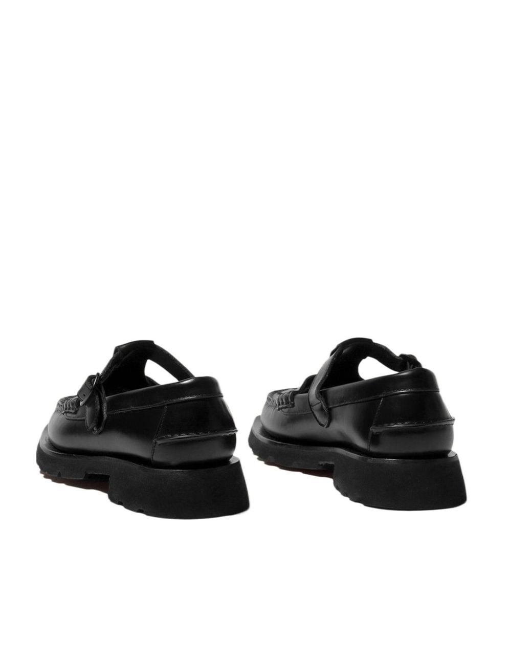 Hereu Black Soller Sport Buckle Fastened Loafers